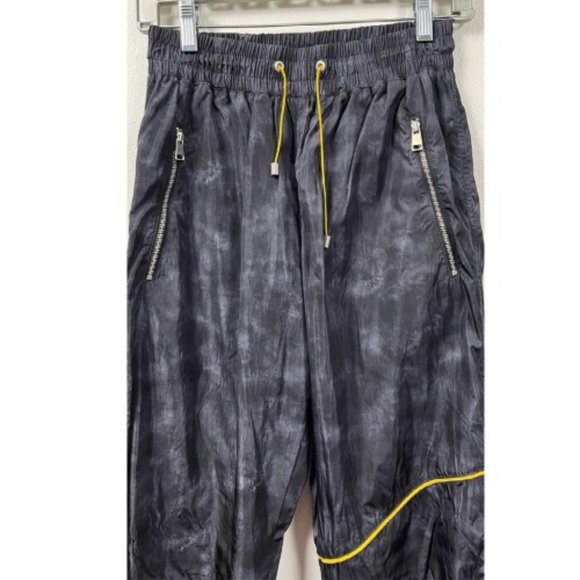 FILLING PIECES GRAY WET WASH ZIP TRACK PANTS 2 - Picture 2 of 10